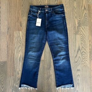 NWT Mother Insider Crop Fray “Sake to me” Size 29